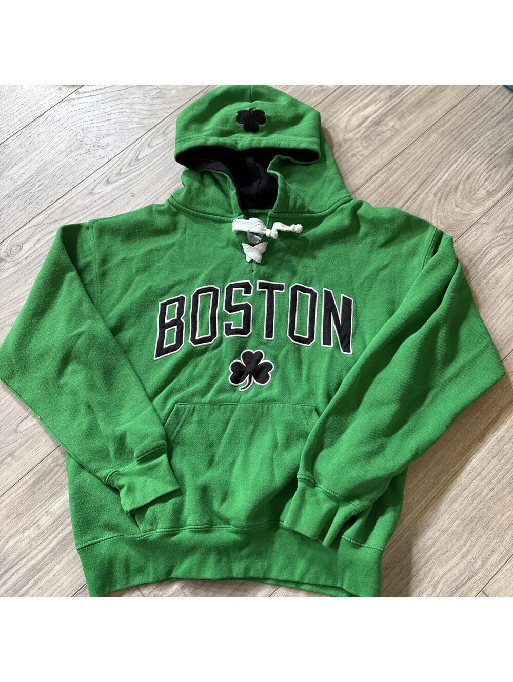 BOSTON CELTICS HOODIE/GREEN/SIZE SMALL/BAYSTATE APPAREL!
